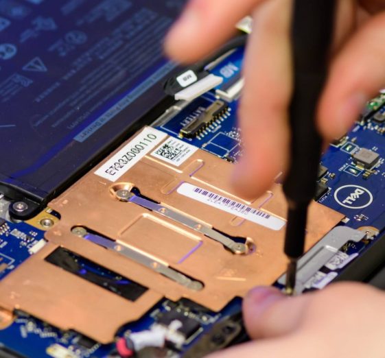 Cpmputer repairs at Clear Winds Technologies. Photo via Bham Now.